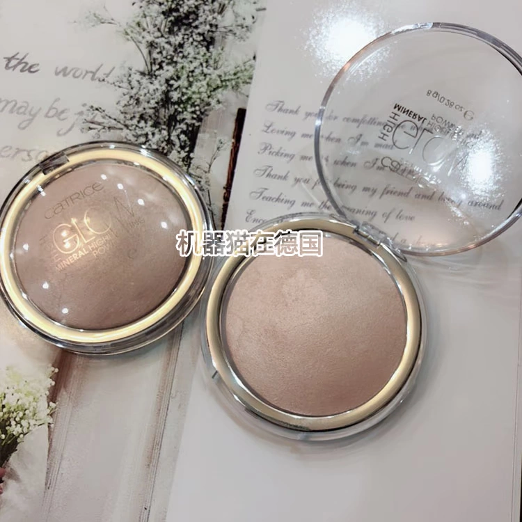 Spot Đức calcee bột khoáng bột sửa mũi bóng che khuyết điểm bóng che khuyết điểm nổi bật độ bóng cao công suất sửa chữa 010 highlight tạo khối