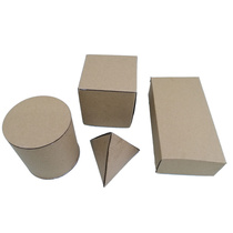 Teaching model early childhood awareness primary school lesson plan student learning tools cardboard handmade cuboid