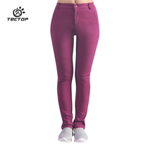 Exploring Tuo Autumn Winter Outdoor Ladies Travel Plus Suede Thickened Softshell Pants Windproof Warm Mountaineering Hiking Pants Lady