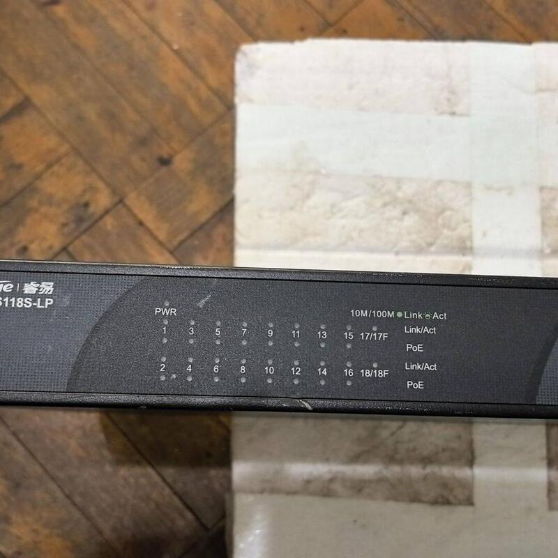 Negotiable Price for Ruiyi Rg-Es118S-Lp Switch, 16-Port 100Mbps Ethernet Ports + 2 Ports
