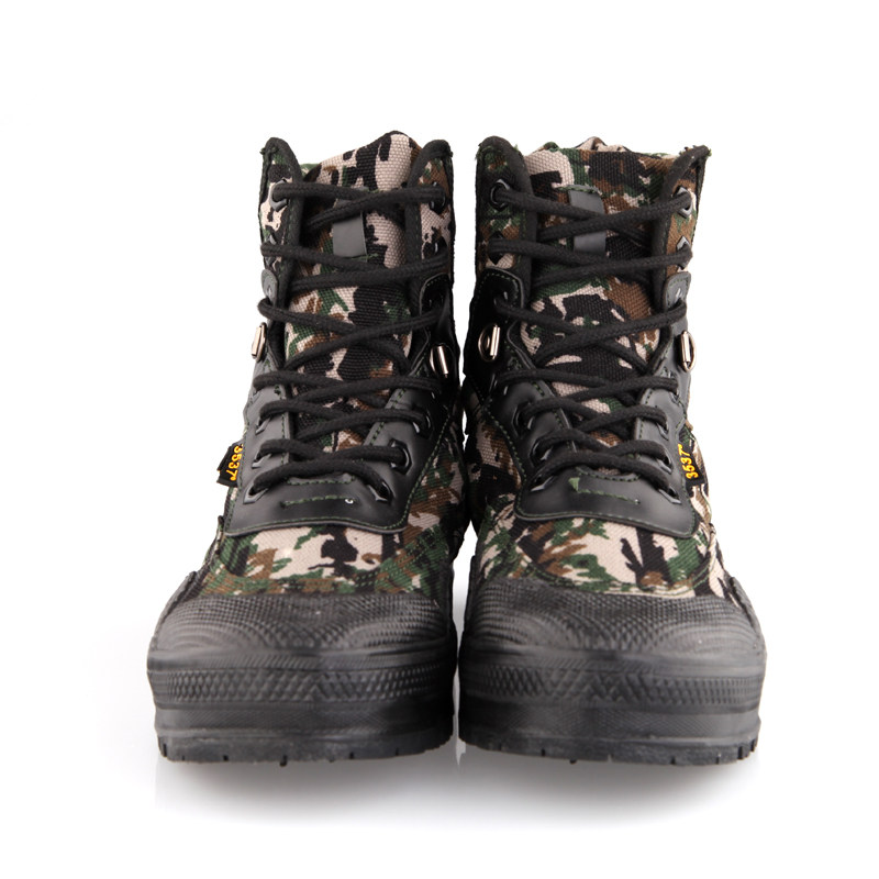 Boots militaires en toile - dérapage - Ref 1400268 Image 42