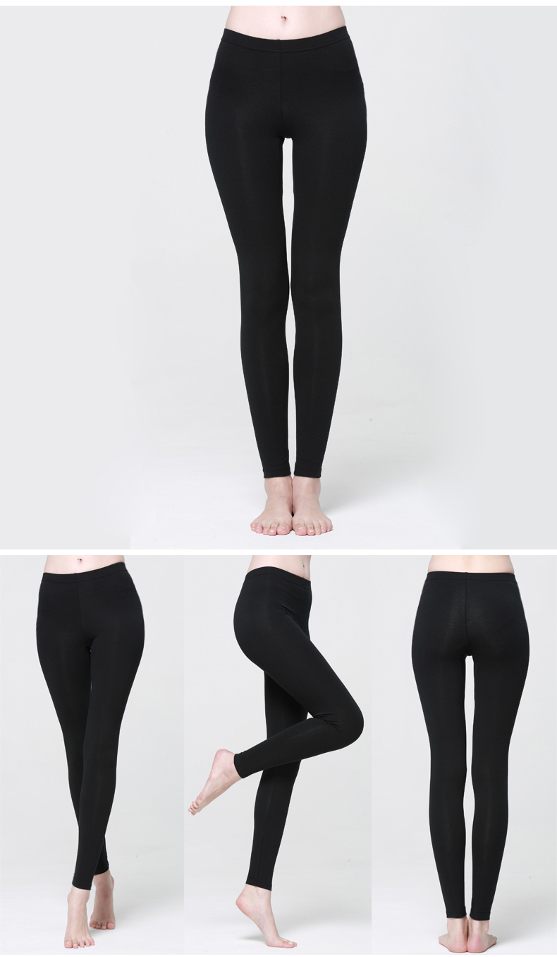 Pantalon collant simple en coton - Ref 775793 Image 24