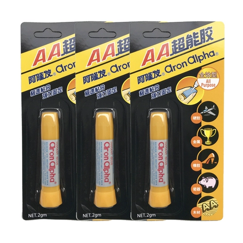 Японский металлический пластиковый быстрый быстросохнущий мощный клей, 2 грамм