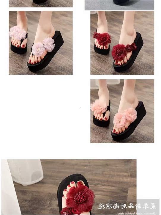 Mùa hè mới 2019 kéo phụ nữ mặc khi đi biển đi dép xỏ ngón - Giày thể thao / sandles dép quai hậu nam adidas