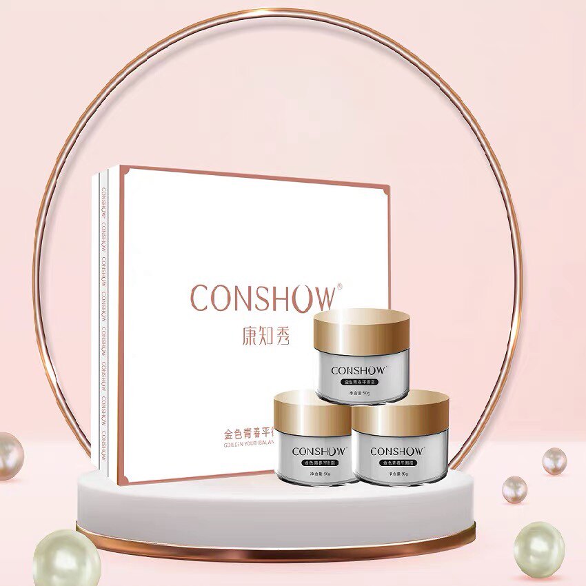 KOKHU Youth Golden Balance Cream Package Down Fine Conditioning Skin Improved Dark Harness Three Bottles