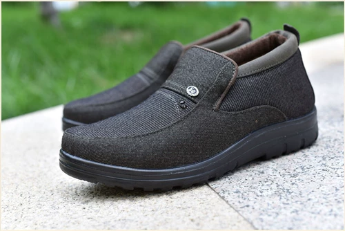 Удерживающие тепло туфли, очень большие слипоны, для среднего возраста, большой размер