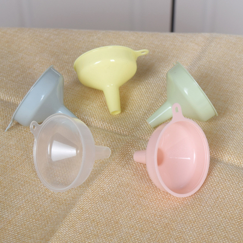 Home Plastic Stainless Steel Mini Oil Drain Small Funnel Kitchen Vinegar Sauce Wine Salt MSG Chicken Essence Waterproof identification Label-Taobao