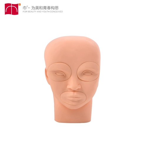 巾 Реалистичный манекен головы, практика, карандаш для глаз для бровей, карандаш для губ для начинающих, уход за губами, обучение