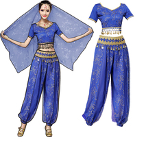 2021 New Indian dance costume performance suit new belly dance ethnic Xinjiang female adult pants