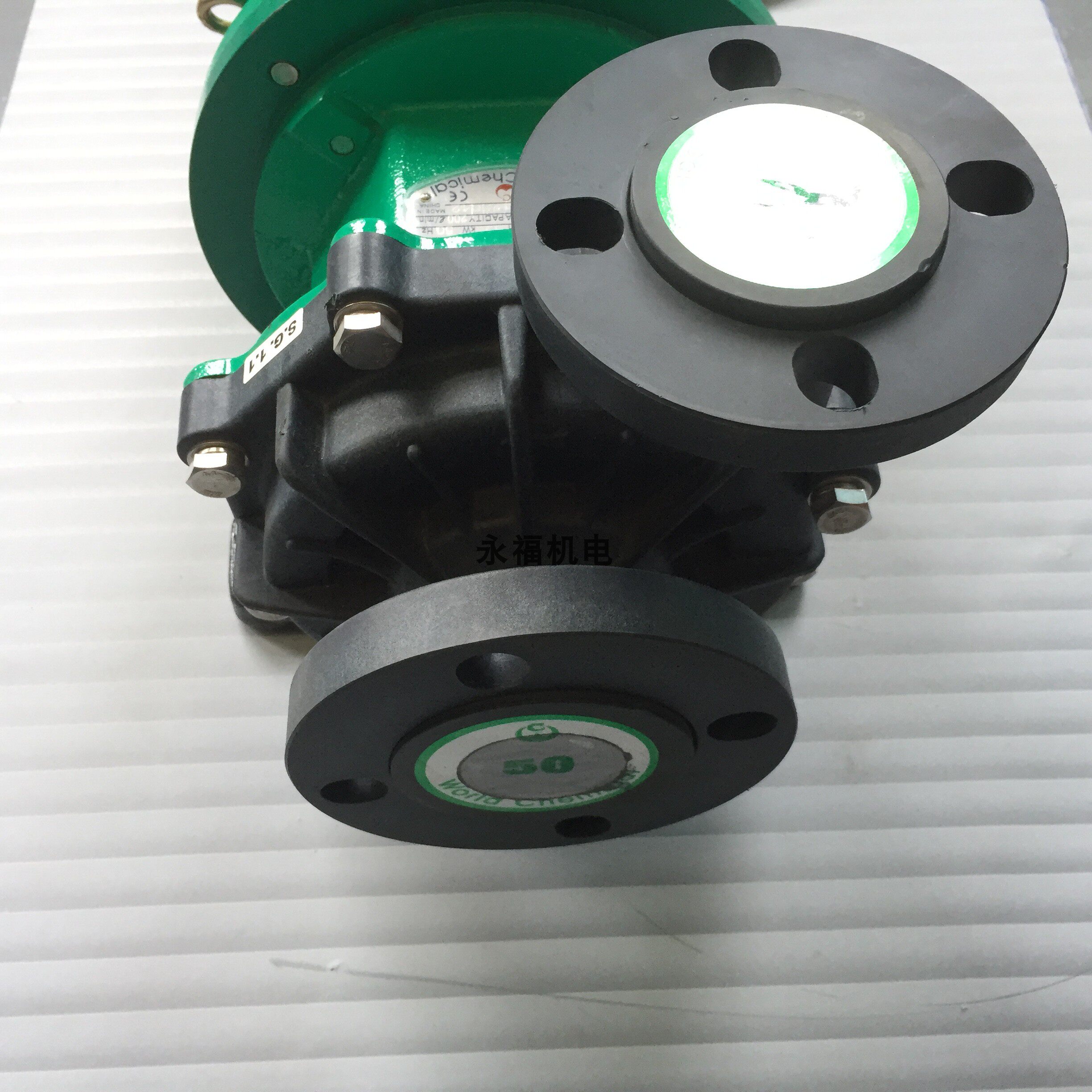 YD-405GS-RE61-M43 Japan World Chemical World Chemical magnetic pump engineering surplus parts