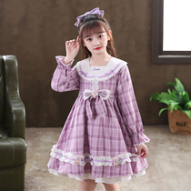 girls' dress spring autumn children's Lolita little girl's dress long sleeve autumn western style children's princess dress