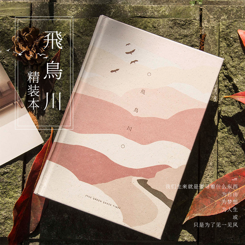 Qinghe Ji Asuka Chuan small fresh hand book notebook creative notepad Simple ins illustration hand book