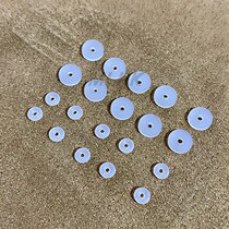 Anti-hyperplasia thin scar elimination gasket Food grade silicone soft umbilical nail Ear stud Lip nail Tongue nail Anti-retraction small flying saucer