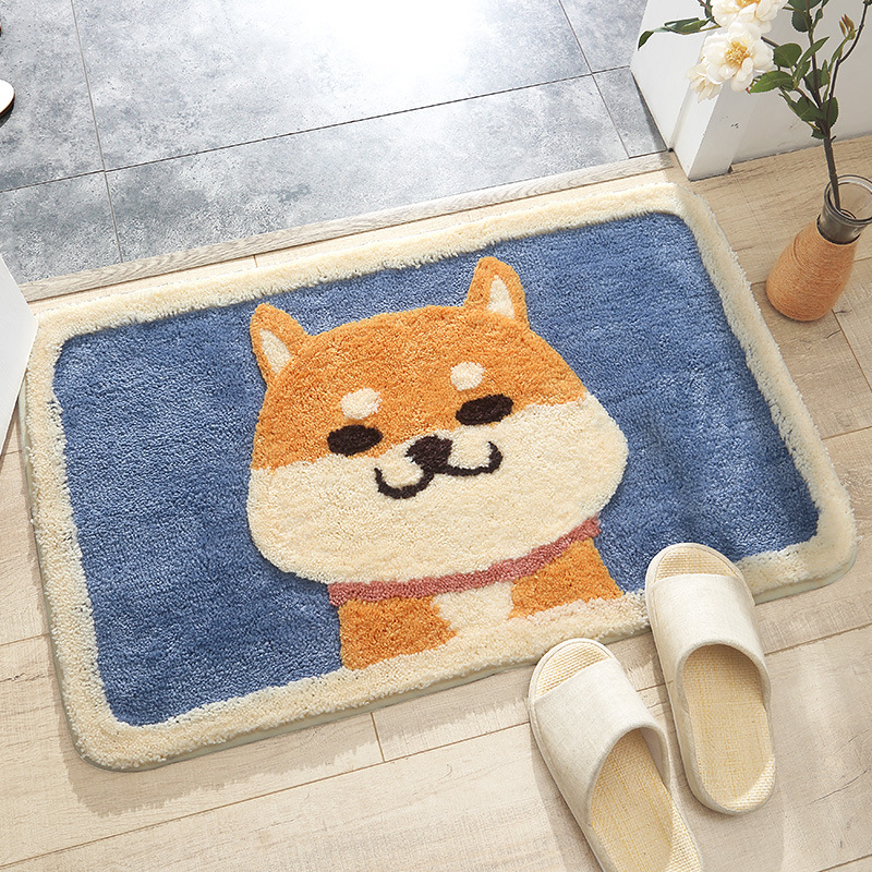 New toilet floor mat bathroom non-slip mat door mat entrance bedroom door mat bathroom carpet absorbent mat