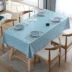 TableCloth Dầu chống thấm dầu -bàn ăn PVC Bàn làm việc Ins Sinh viên FAP Mạng nghệ thuật Mạng lưới Tea Bắc Bắc Âu Red Nordic khăn trải bàn hình oval khăn trải bàn kính Khăn trải bàn