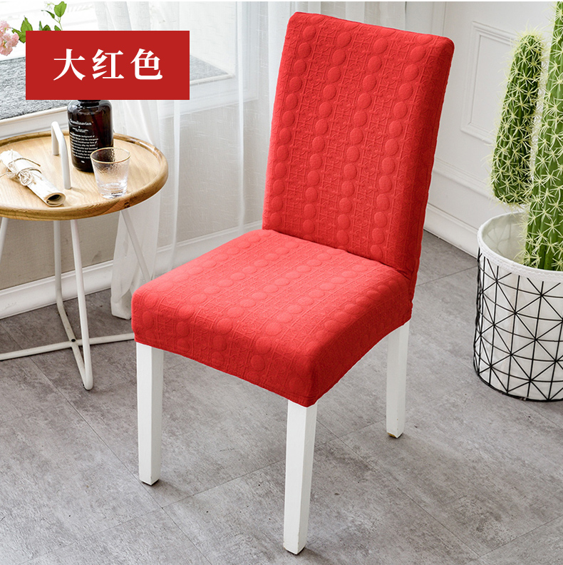 Hộ gia đình đơn giản bao gồm ghế đàn hồi phổ quát bàn ăn ghế bọc phân đặt đan bàn ghế bìa vải khăn trải bàn nilon