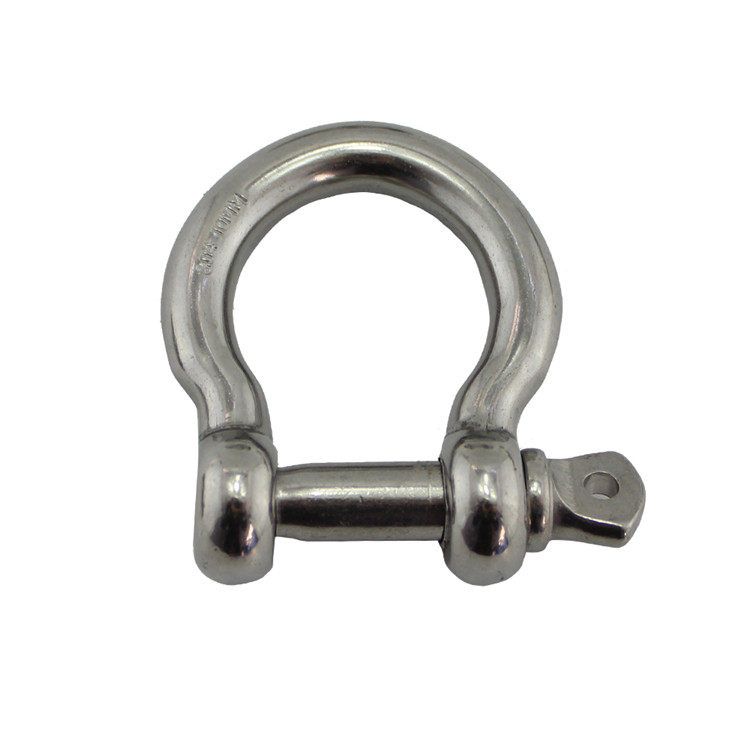 RICHWITS stainless steel European bow shackle horseshoe shackle D buckle load-bearing connection ring