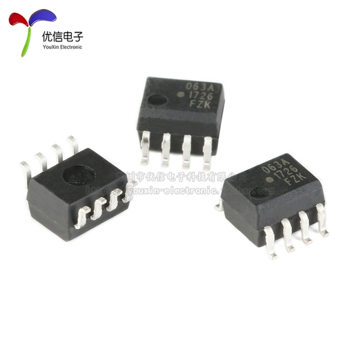 Оригинальный чип оптрона HCPL-063A-500E SOIC-8 с высоким CMR 10 МБд