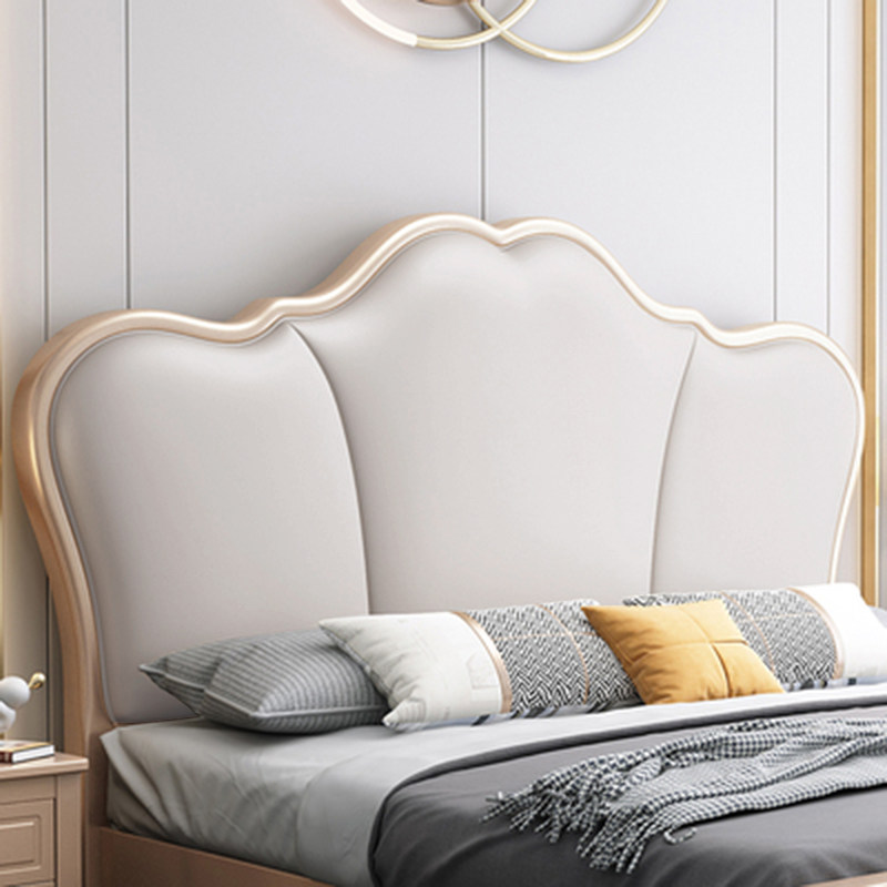 2022 New luxury solid wood bed head soft bag with back bed head plate to buy separate pine