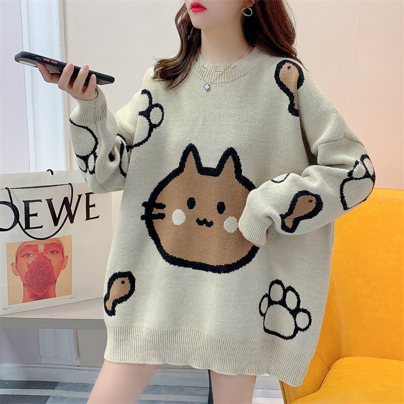 Autumn suit pregnant women sweater 2021 new Korean version large size pregnant women autumn and winter bottoming mid-length pregnancy top