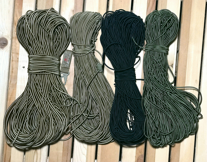 TACTK Tactical Guest Military Gauge Stretch Rubber Rope Tactical Outdoor Elastic Stretch Elastic Cord Storage Strapping Rope