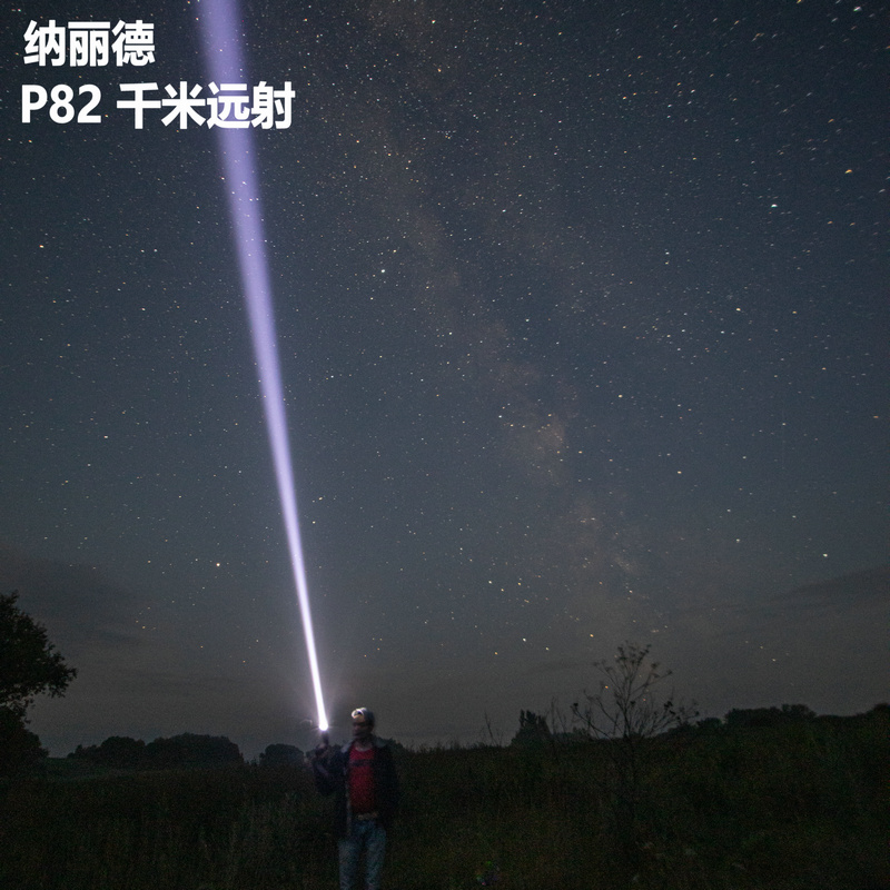 Naride P82 highlight 1100 meters ultra-far-shooting flashlight C straight charging waterproof intense light portable duty outdoor search