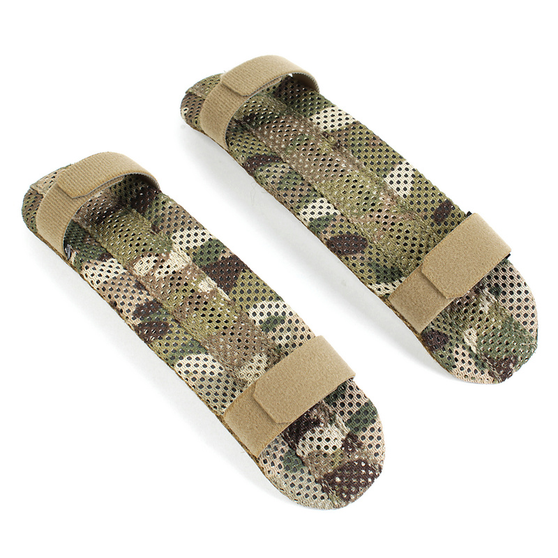 PEW Tactical Vest Breathable Shoulder Pad Nylon Mesh Sandwich Decompression Buffer FCSK JPC AVS FCPC etc.