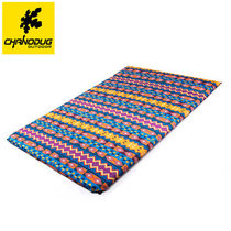 Moisture-proof mat automatic inflatable mat outdoor double thick waterproof ethnic wind tent sleeping mat portable folding lunch break mat
