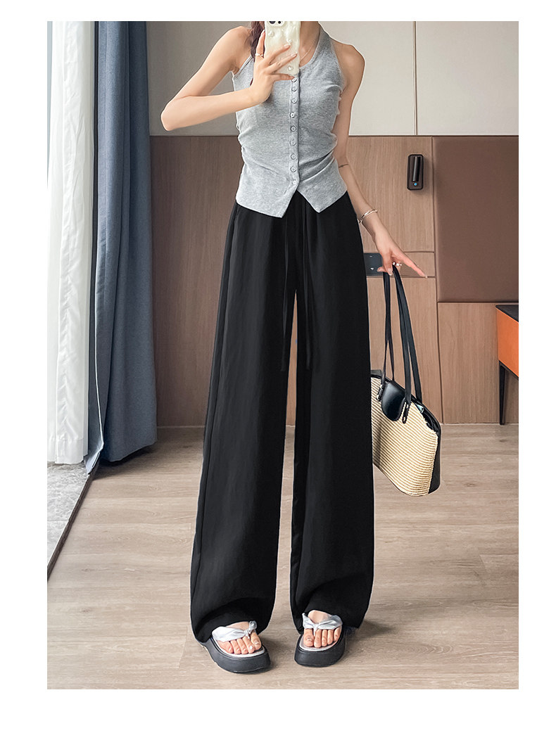 高个子孕妇裤子棉麻阔腿裤夏季外穿休闲亚麻长裤夏天薄款山本裤女 — 20