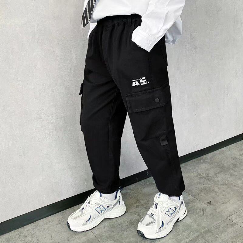 Children's clothes Boys' pants in spring and autumn children's pants in the big children's pants 2022 new boy's casual pants