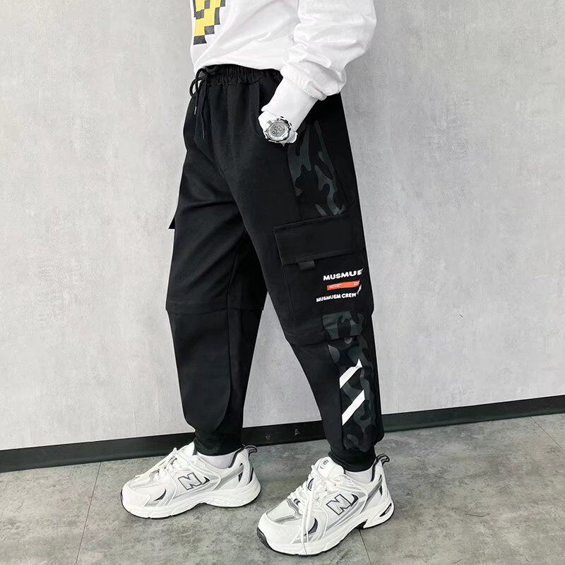 Boy's pants 2022 Spring and Autumn new trousers for the boy's big boy in the trousers