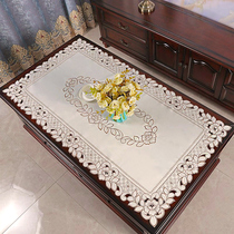 Eurostyle red wood furniture tea table cushion solid wood table cushion tea table cloth embroidery table cloth rectangular cloth