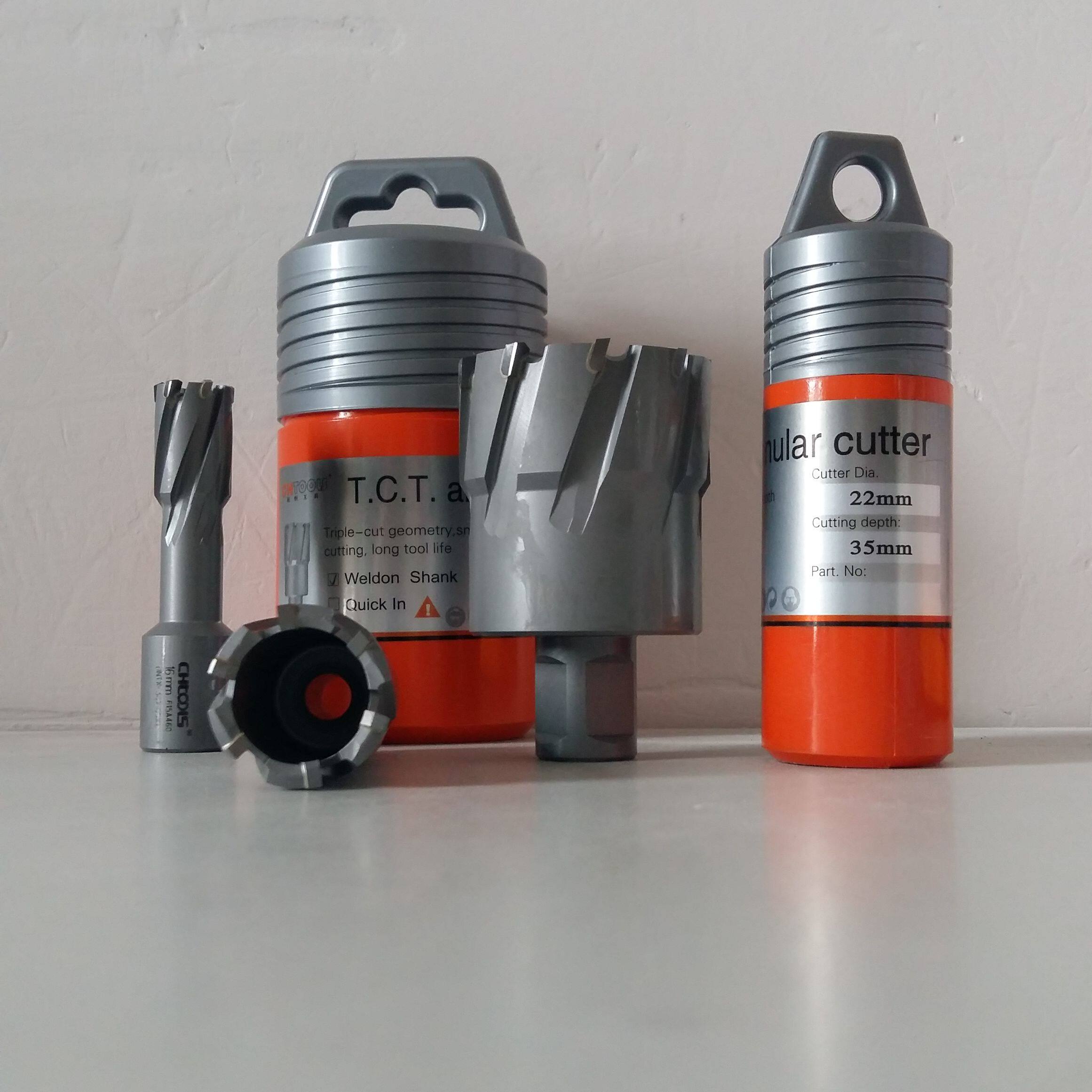 Extended hollow drill bit Carbide steel magnetic drill Magnetic base drill bit core drill 12-35*50mm