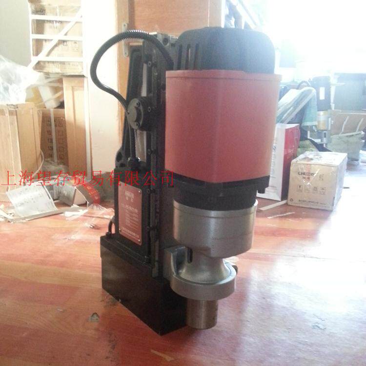 Shanghai Huasheng magnetic drill magnetic drill large 380V magnetic drill magnetic drill HS 49 steel plate drill