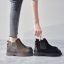 Womens shoes womens chunky-heel British flat