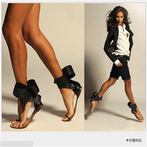 womens shoes black bow personality niche flat womens shoes