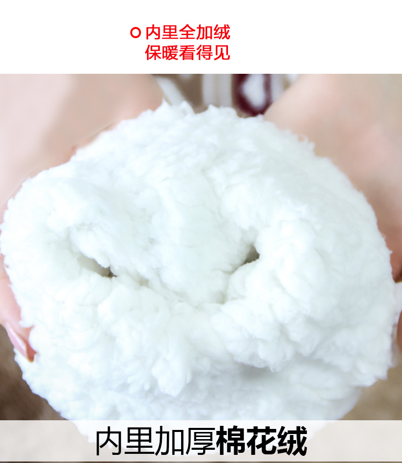 Cộng với vớ nhung dày, tất vớ trong nhà ngủ trong nhà thêm vớ cotton dày tất nữ vớ trong ống tất dài đến đầu gối