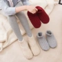 Vớ sàn dành cho nữ trưởng thành vớ giáo dục sớm tháng phụ nữ mang thai giày trong nhà chống trượt vớ ấm mùa thu và mùa đông dày vớ nữ bằng vải cotton