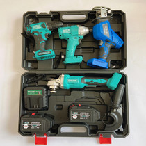 15 power saving core large capacity lithium electric angle mill 4 pieces multi-piece sleeve brushless charging angle mill electroplate hand electric drill