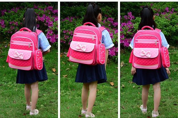 Schoolbag tiểu học nữ 6-12 tuổi trẻ 1-3-5 cô gái lớp 4-6 cô gái túi cô gái cô gái - Túi bé / Ba lô / Hành lý ba lô du lịch