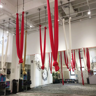 Aerial Yoga Solid Color Hammock Set Includes Accessories, High-Quality Nylon Micro-Elastic Anti-Gravity Aerial Yoga Hammock Swing