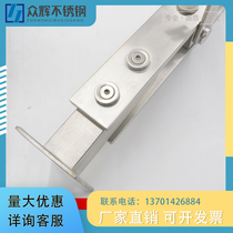 Non-standard custom-made stainless steel engineering railings column handrails hanging glass railings shopping mall guardrails villa fence accessories