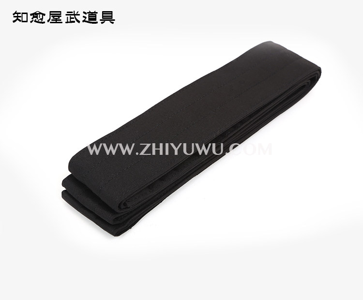 Zhiyu Wu Wu props entry corner belt pure cotton black road belt