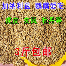  Canary bird food feed White tip millet tiger skin peony Xuanfeng Yellow sparrow parrot bird food 500g