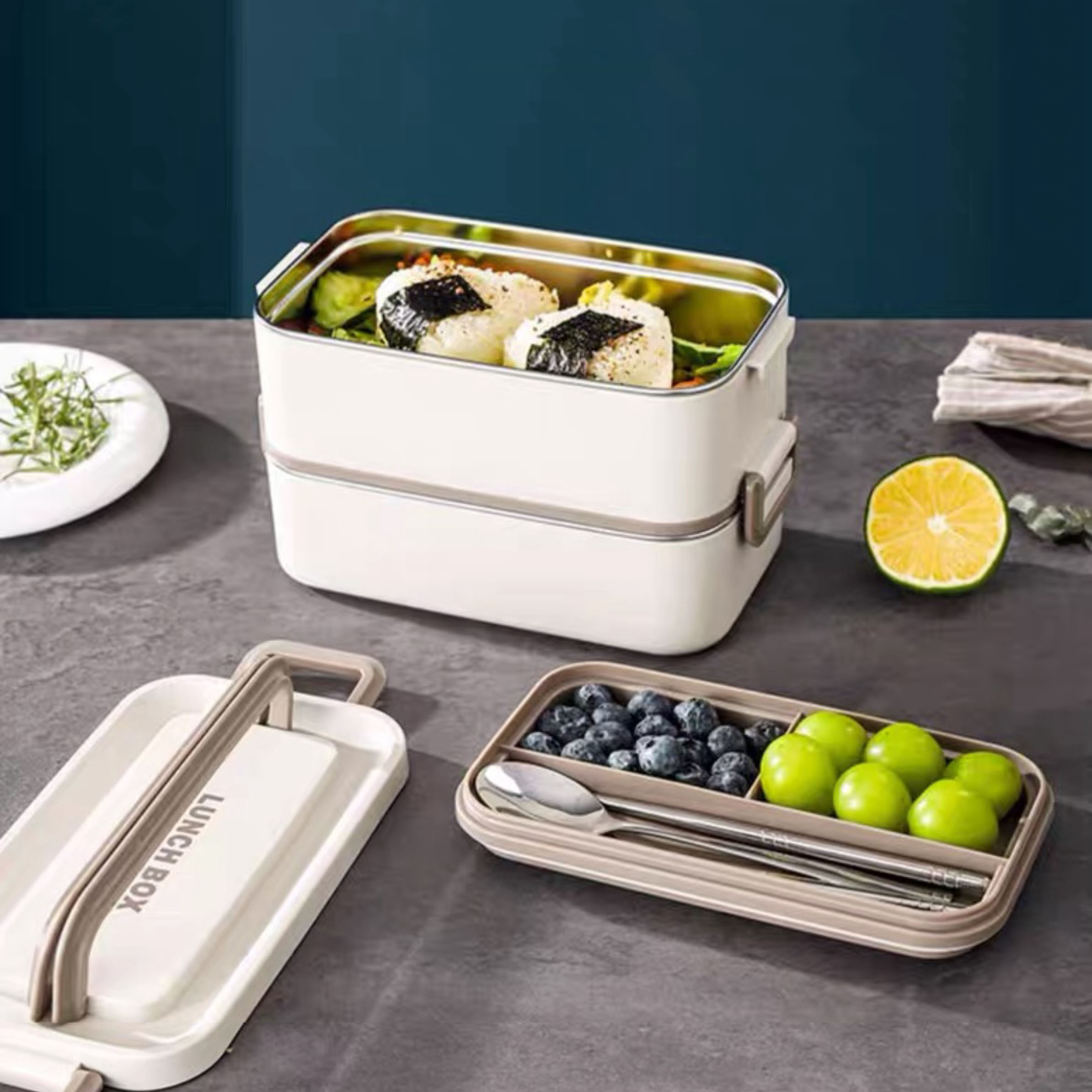 日本製 超断熱弁当箱 316ステンレス 多層 オフィスワーカー 小学生 電子レンジ加熱専用