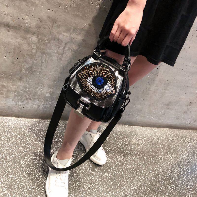 Hong Kong Scalding Soft Leather Pair Shoulder Bag Women Fashion 100 Hitch Crash Color small Shoulder Bag Multipurpose Single Shoulder Diagonal Satchel