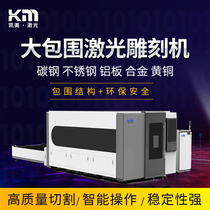 Large surround environmentally-friendly fiber laser cutting machine 2000w metal carbon steel steel sheet stainless steel galvanized aluminum sheet cut