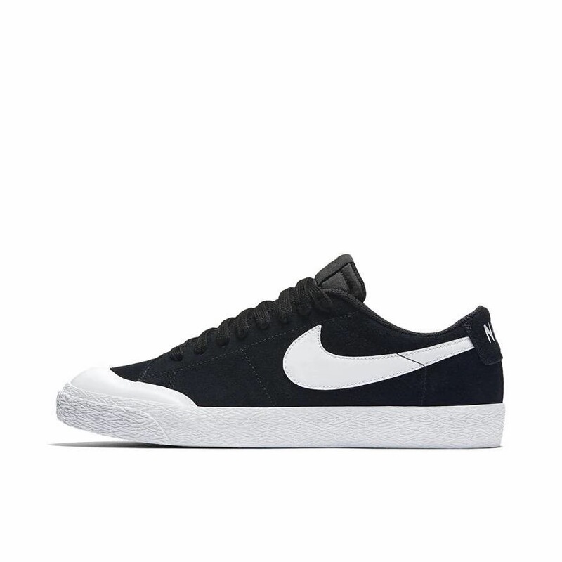 Nike Blazer Low Sb Zoom Xt Low-Top Sneakers, Unisex, Black and White (002 Warehouse)