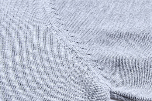 Fake hai chiếc áo thun dài tay trẻ trung áo len cardigan nam mùa đông cotton áo sơ mi cổ áo thun rộng kích thước áo len nam thời trang công sở nam