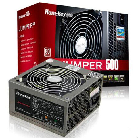 Huntkey power jumper500 HK600-35FP wide silent energy-saving desktop computer power supply rated 500W